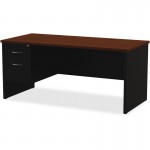 Walnut Laminate Comm. Steel Desk Series 79151