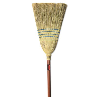638300 BLUE Warehouse Corn-Fill Broom, 38-in Handle, Blue RCP6383