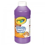 Crayola Washable Fingerpaint, Violet, 16 oz CYO551316040