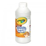 Crayola 551316053 Washable Fingerpaint, White, 16 oz CYO551316053