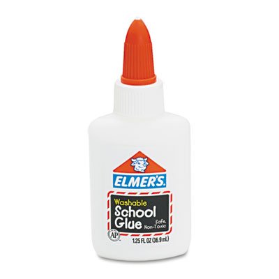 Elmer's Washable School Glue, 1.25 oz, Liquid EPIE301