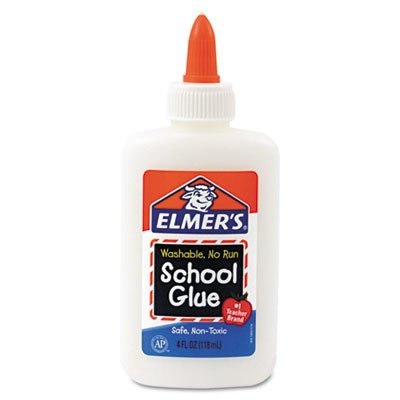 Elmer's Washable School Glue, 4 oz, Liquid EPIE304