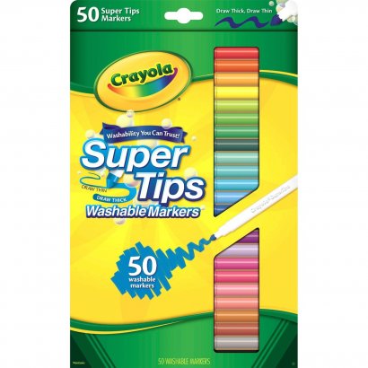 Crayola Washable Super Tips Fine Line Markers 58-5050