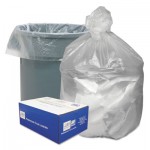 Good 'n Tuff Waste Can Liners, 45 gal, 10 microns, 40" x 46", Natural, 250/Carton WBIGNT4048