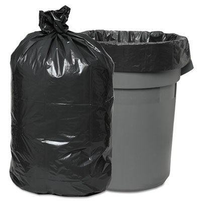 BWK 528 Waste Can Liners, 60gal, 38 x 58, .95mil, Gray, 25 Bags/Roll, 4 Rolls/CT BWK528