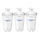 Brita Water Filter Pitcher Advanced Replacement Filters, 3/Pack, 8 Packs/Carton CLO35503CT