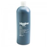 Higgins Waterproof Pigmented Drawing Ink, Black, 32 oz Bottle HIG44204