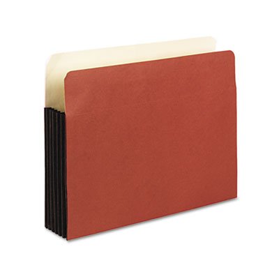 Pendaflex Watershed 5 1/4 Inch Expansion File Pockets, Straight Cut, Letter, Redrope PFX35344