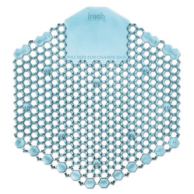 3WDSF010I060M08 Wave 3D Urinal Deodorizer Screen, Blue, Ocean Mist Fragrance, 10 Screens/Box FRS3WDS60OMIBX