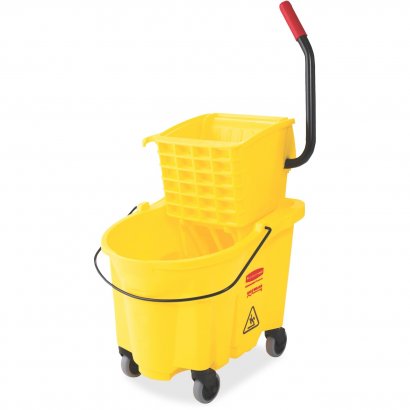 Rubbermaid Commercial WaveBrake Bucket/Wringer 7480YEL