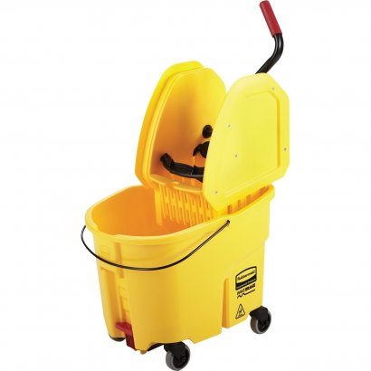 Rubbermaid WaveBrake Down Press Combo Mop Bucket 757788YL