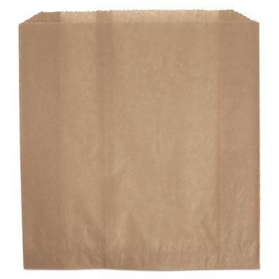 RCP 6141 Waxed Napkin Receptacle Liners, 9-3/4 x 11 x 3-5/8, Brown RCP6141