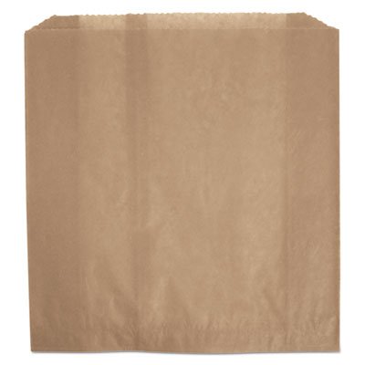 RCP 6141 Waxed Napkin Receptacle Liners, 9-3/4 x 11 x 3-5/8, Brown RCP6141