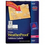 Avery Weather Proof Mailing Label 5520