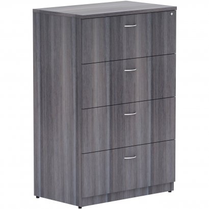 Lorell Weathered Charcoal 4-drawer Lateral File 69624