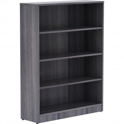 Lorell Weathered Charcoal Laminate Bookcase 69566