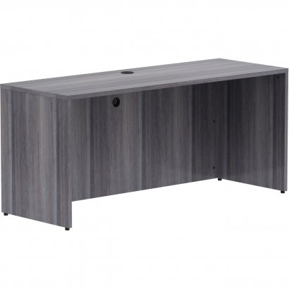 Lorell Weathered Charcoal Laminate Desking 69596