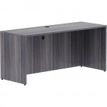 Lorell Weathered Charcoal Laminate Desking 69596