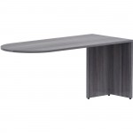 Lorell Weathered Charcoal Laminate Desking 69593