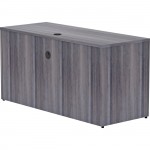 Lorell Weathered Charcoal Laminate Desking 69553