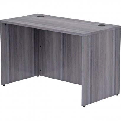 Lorell Weathered Charcoal Laminate Desking Desk Shell 69549