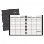 At-A-Glance Weekly Planner Ruled for Open Scheduling, 6 3/4 x 8 3/4, Black, 2016 AAG7085505