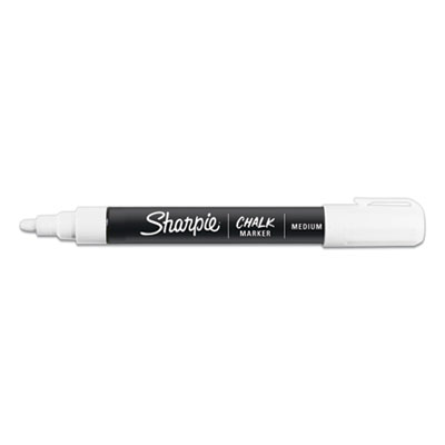 Sharpie Wet-Erase Chalk Marker, Medium Bullet Tip, White, 2/Pack SAN2103010