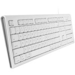 Macally White 104 Key Full Size USB Keyboard for Mac QKEY
