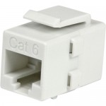 StarTech White Cat 6 RJ45 Keystone Jack Network Coupler - F/F C6KEYCOUPLWH