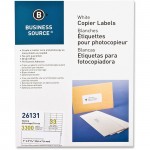 Business Source White Copier Mailing Label 26131