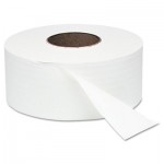 WIN 202 White Jumbo Roll Bath Tissue, 9" dia, 1000ft, 12 Rolls/Carton WIN202