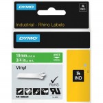 Dymo White on Green Color Coded Label 1805420