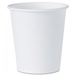Solo White Paper Water Cups, 3oz, 100/Pack SCC44