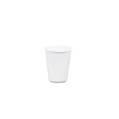 Solo 44 White Paper Water Cups, 3oz, 100/Bag, 50 Bags/Carton SCC44CT