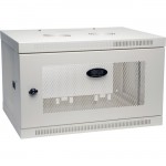 Tripp Lite White SmartRack 6U Wall-Mount Rack Enclosure Cabinet SRW6UW