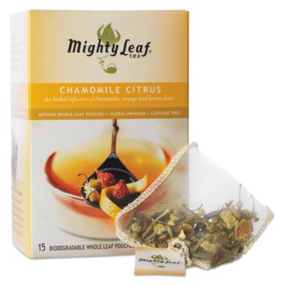 MYT40001 Whole Leaf Tea Pouches, Chamomile Citrus, 15/Box MYT40001