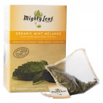 MYT40008 Whole Leaf Tea Pouches, Organic Mint Melange, 15/Box MYT40008
