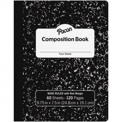 Pacon Wide-rule 60-sht Composition Book MMK37118