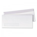 UNV36321 Window Business Envelope, Side, #10, White, 500/Box UNV36321