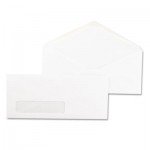 UNV35211 Window Business Envelope, V-Flap, #10, White, 500/Box UNV35211