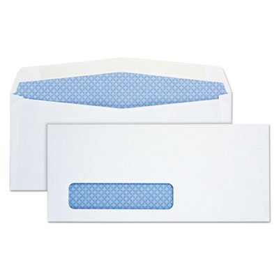 Quality Park Window Envelope, Address Window, Contemporary, #10, White, 500/Box QUA90130