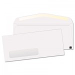 Quality Park Window Envelope, Contemporary, #10, White, Recycled, 500/Box QUA21316