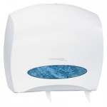 Kimberly-Clark Professional Windows JRT Jr. Escort Jumbo Roll Bath Tissue Dispenser, 16 x 5 4/5 x 14, White