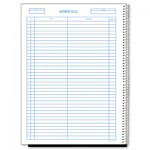 Rediform Wirebound Call Register, 8 1/2 x 11, 3, 700 Forms/Book RED50111