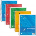 Sparco Wirebound College Ruled Notebooks 83255BD