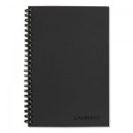 Cambridge Wirebound Guided Business Notebook, QuickNotes, Dark Gray Cover, 8 x 5, 80 Sheets MEA06096