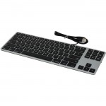 Matias Wired Aluminum Tenkeyless Keyboard for Mac - Space Gray FK308B