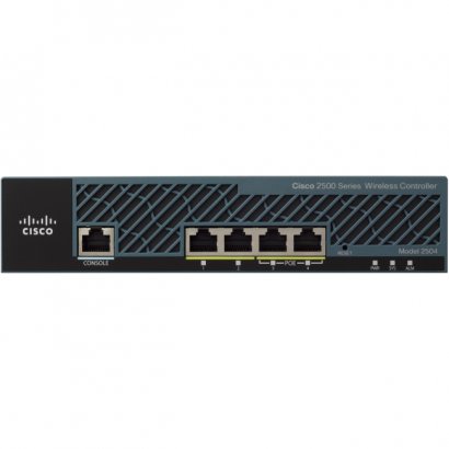 Cisco 2504 Wireless Controller with 15 AP Licenses Refurbished AIR-CT2504-15K9-RF