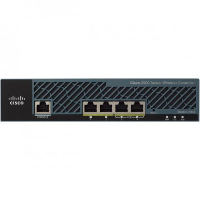 Cisco 2504 Wireless Controller with 15 AP Licenses Refurbished AIR-CT2504-15K9-RF