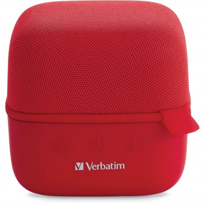 Verbatim Wireless Cube Bluetooth Speaker - Red 70225